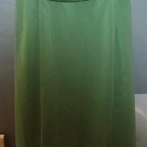 David's Bridal bridesmaid dress green